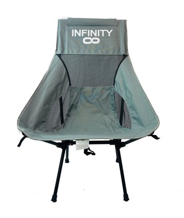 כיסא קמפינג קומפקטי גבוה INFINITY BETA HIGH CHAIR