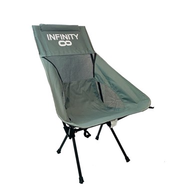 כיסא קמפינג קומפקטי גבוה INFINITY BETA HIGH CHAIR