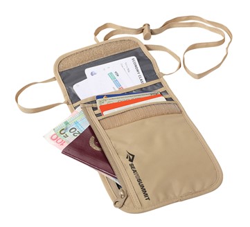 ארנק כסף צוואר TravellingLight Neck Wallet (5 Pocket)