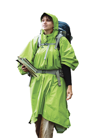 מעיל גשם/פונצ'ו/מחסה NYLON TARP PONCHO
