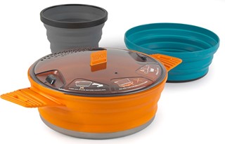 סט סיר וכלי אוכל מתקפל X-Set 21 Cookset
