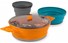 סט סיר וכלי אוכל מתקפל X-Set 21 Cookset