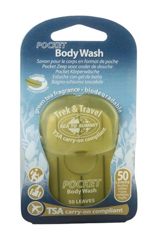 דפי סבון גוף Trek & Travel POCKET Body Wash